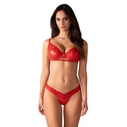 Aliosa ensemble 2 piéces - Rouge L/XL - Obsessive - Lingerie Femme