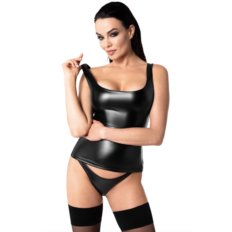 Top Elixir L - Noir Handmade - Lingerie Femme Top Elixir L - Noir Handmade - Lingerie Femme