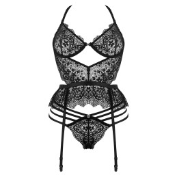 Lace Temptation ensemble - noir XXL/XXXL Lace Temptation ensemble - noir XXL/XXXL