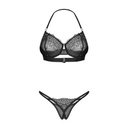 Iliosa ensemble 2 piéces ouvert - Noir S/M