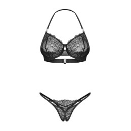 Iliosa ensemble 2 piéces ouvert - Noir L/XL