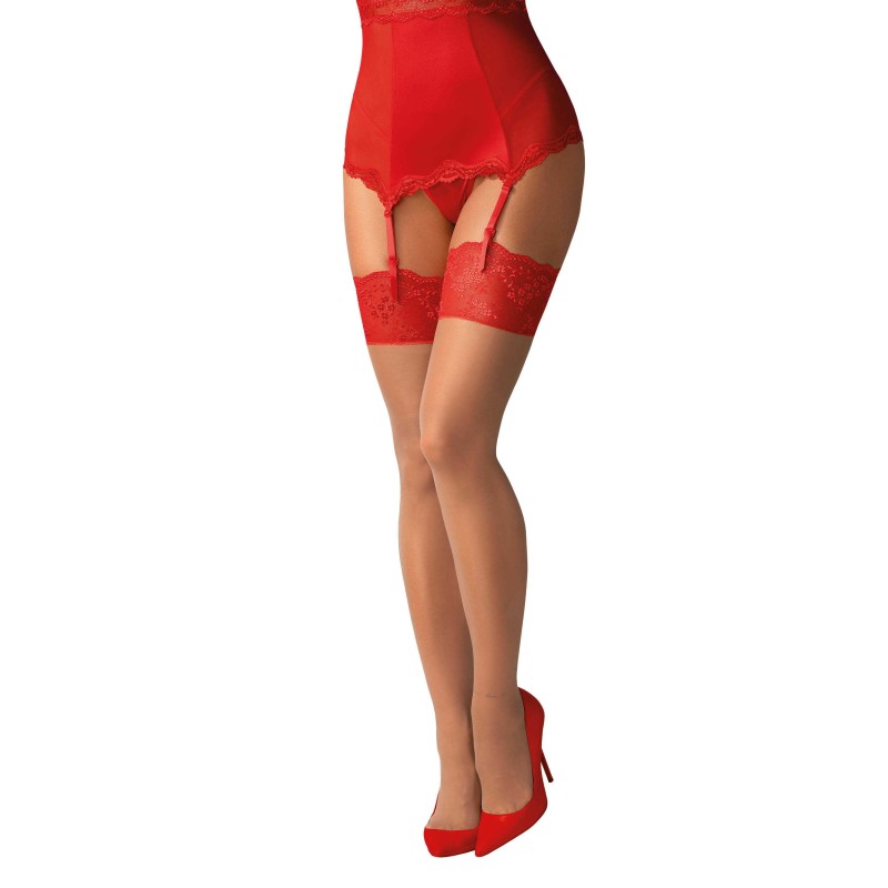 Lovica Bas - Rouge L/XL - Obsessive - Lingerie Femme Lovica Bas - Rouge L/XL - Obsessive - Lingerie Femme