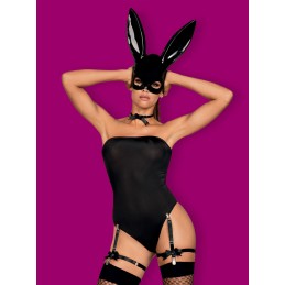 Bunny CosTaille uniqueme 4 pcs - Noir S/M Bunny CosTaille uniqueme 4 pcs - Noir S/M