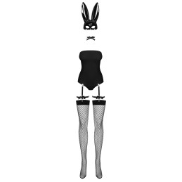 Bunny CosTaille uniqueme 4 pcs - Noir L/XL Bunny CosTaille uniqueme 4 pcs - Noir L/XL