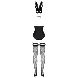 Bunny CosTaille uniqueme 4 pcs - Noir L/XL Bunny CosTaille uniqueme 4 pcs - Noir L/XL