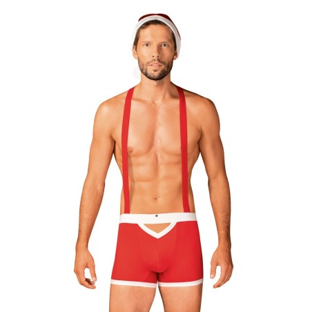 Mr Claus - CosTaille uniqueme - Rouge L/XL - Obsessive - Lingerie Femme Mr Claus - CosTaille uniqueme - Rouge L/XL - Obsessive - Lingerie Femme
