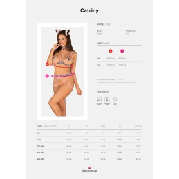 Catriny CosTaille uniqueme - Multicolore S/M Catriny CosTaille uniqueme - Multicolore S/M