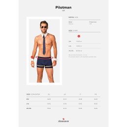 Pilotman cosTaille uniqueme S/M
