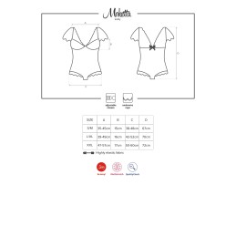 Moketta Body - Noir S/M Moketta Body - Noir S/M