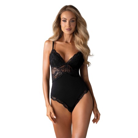 Body - Noir XXL/XXXL - Obsessive - Lingerie Femme Body - Noir XXL/XXXL - Obsessive - Lingerie Femme