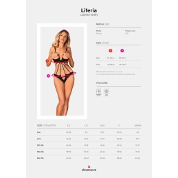 Liferia Body ouvert - Noir L/XL Liferia Body ouvert - Noir L/XL