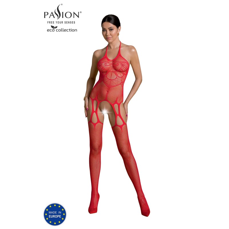 Bodystocking - Rouge Taille unique - Passion Lingerie - Lingerie Femme Bodystocking - Rouge Taille unique - Passion Lingerie - Lingerie Femme