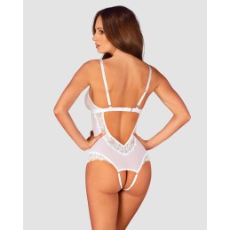 Heavenlly Body ouvert - Blanc XS/S Heavenlly Body ouvert - Blanc XS/S