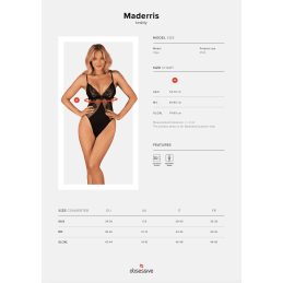 Maderris body - Noir XL/XXL Maderris body - Noir XL/XXL