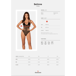 Selinne body- Noir XL/XXL Selinne body- Noir XL/XXL