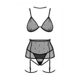 Anniverse special ensemble 4 piéces - Noir L/XL - Obsessive Freedom - Lingerie Femme