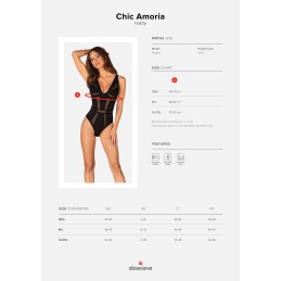 Chic Amoria body - Noir M/L