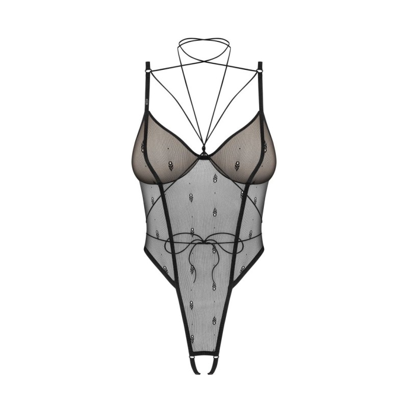 Anniverse special body ouvert et harnais - Noirs XL/XXL - Obsessive Freedom - Lingerie Femme Anniverse special body ouvert et harnais - Noirs XL/XXL - Obsessive Freedom - Lingerie Femme