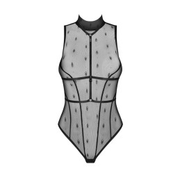 Anniverse special body et harnais - Noirs L/XL - Obsessive Freedom - Lingerie Femme