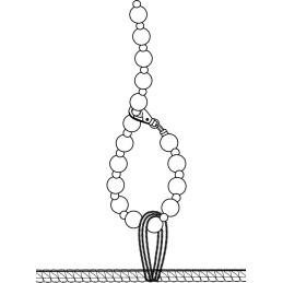 Libido Body avec col, chaéne de perles et jarretiére S Libido Body avec col, chaéne de perles et jarretiére S
