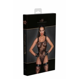 Taille uniquelle body avec broderie flock é motifs L
