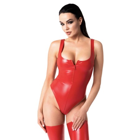 Body Elysium rouge XXXL - Noir Handmade - Lingerie Femme