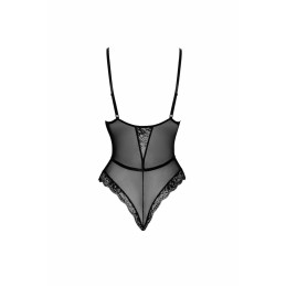 First Kiss 248 body en dentelle avec collier - noir S/M First Kiss 248 body en dentelle avec collier - noir S/M