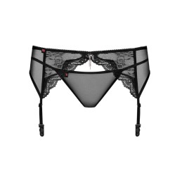 Charms Porte-jarretelles et String - Noir XXL/XXXL