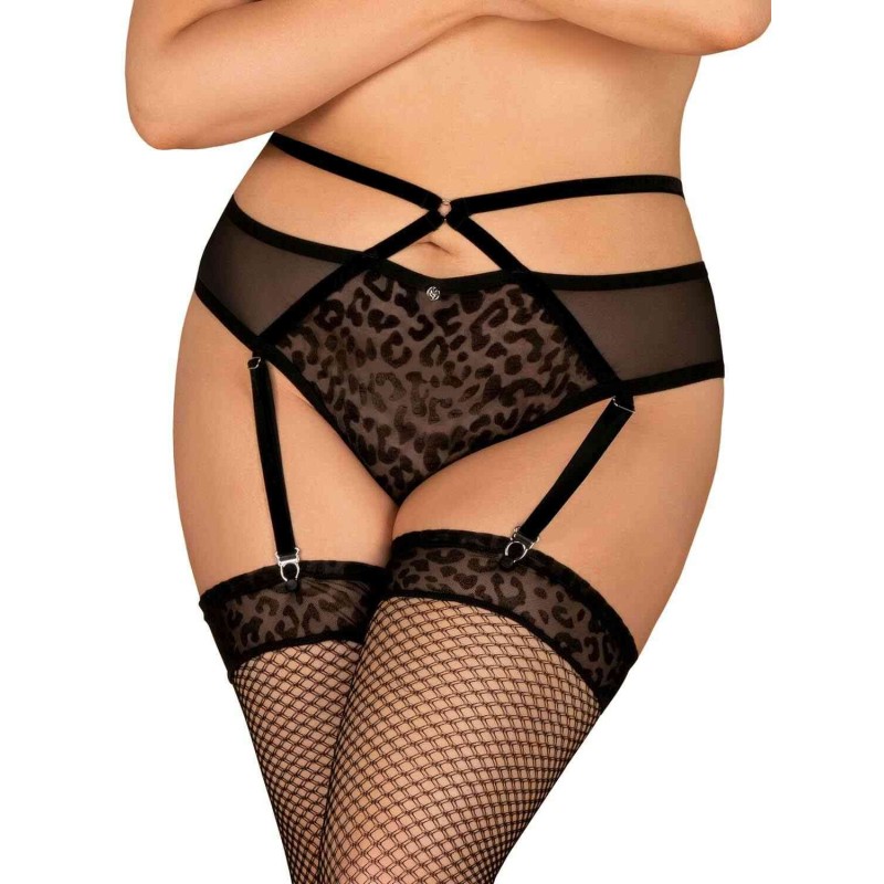 Jagueria Porte jarretelles - Noir 6XL/7XL - Obsessive - Lingerie Femme Jagueria Porte jarretelles - Noir 6XL/7XL - Obsessive - Lingerie Femme