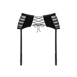 Lune Bellis porte-jarretelles - Noir M/L - Obsessive Exquisite - Lingerie Femme