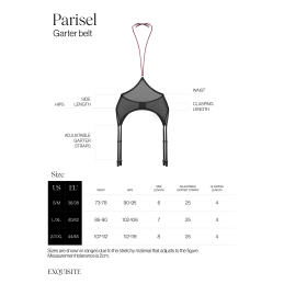 Parisel porte-jarretelles L/XL