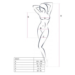 BS025 Robe - Noir Taille unique - Passion Lingerie - Lingerie Femme