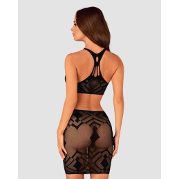 K101 top et jupe - Noire S/M/L