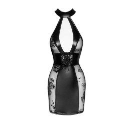 Robe courte en Taille uniquelle, empiécements en Powerwetlook et fermeTaille uniquere de corset L Robe courte en Taille uniquelle, empiécements en Powerwetlook et fermeTaille uniquere de corset L