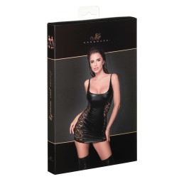 Robe en Powerwetlook avec empiécements en dentelle XXL Robe en Powerwetlook avec empiécements en dentelle XXL