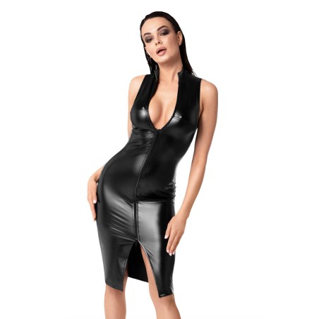 Commandant midi robe L - Noir Handmade - Lingerie Femme