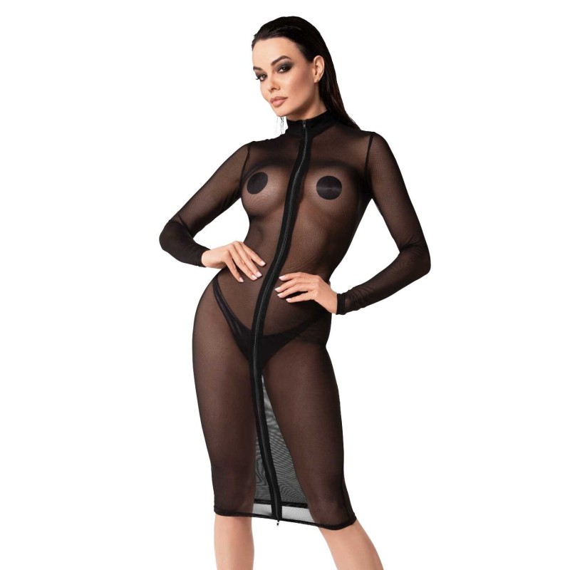 Midi Robe Ecstasy L - Noir Handmade - Lingerie Femme
