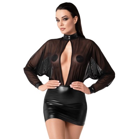 Mini robe Opium L - Noir Handmade - Lingerie Femme Mini robe Opium L - Noir Handmade - Lingerie Femme