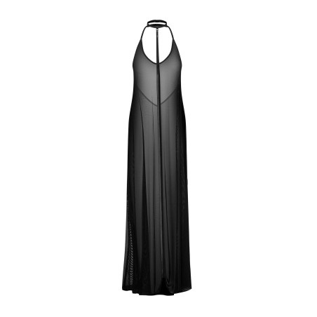 Nuites robe longue - Noire XXL/XXXL - Obsessive Exquisite - Lingerie Femme Nuites robe longue - Noire XXL/XXXL - Obsessive Exquisite - Lingerie Femme