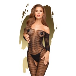 Dreamy diva Bodystocking - Noir XL - Penthouse - Lingerie Femme