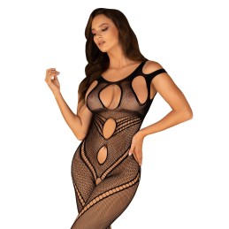Bodystocking - Noir S/M/L - Obsessive - Lingerie Femme Bodystocking - Noir S/M/L - Obsessive - Lingerie Femme