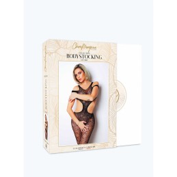 Le numéro 3 bodystocking Clara Morgane - Noir Taille unique