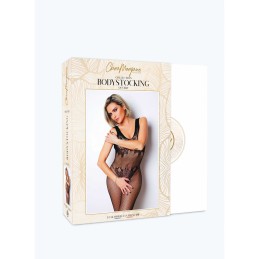 Le numéro 8 bodystocking Clara Morgane - Noir Taille unique
