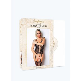 Le numéro 10 bodystocking Clara Morgane - Noir Taille unique