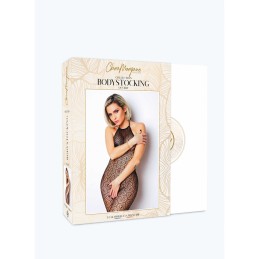 Le numéro 17 bodystocking Clara Morgane - Noir Taille unique