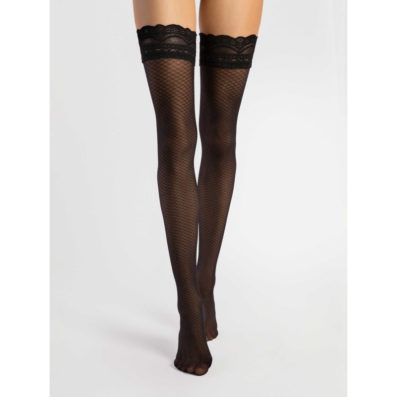Dolcezza bas 20 den - Noir T3 - Fiore - Lingerie Femme Dolcezza bas 20 den - Noir T3 - Fiore - Lingerie Femme