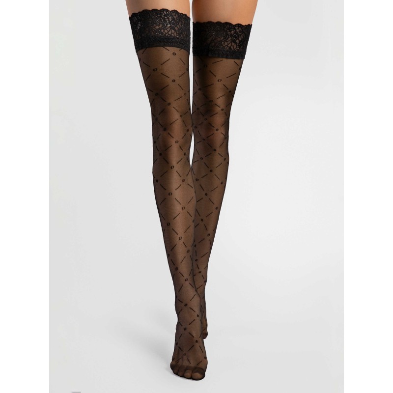 Enchanté bas 20 den - Noir T3 - Fiore - Lingerie Femme Enchanté bas 20 den - Noir T3 - Fiore - Lingerie Femme