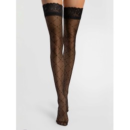 Enchanté bas 20 den - Noir T4 - Fiore - Lingerie Femme