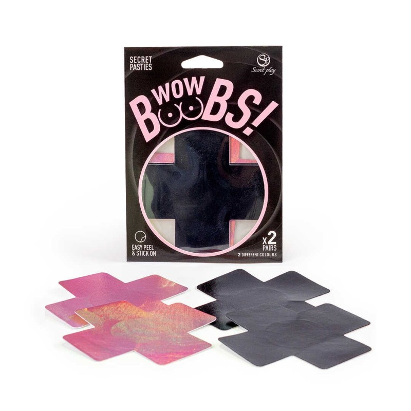 WOW BOOBS ! Cache-tétons croix Taille unique - Secret Play - Lingerie Femme