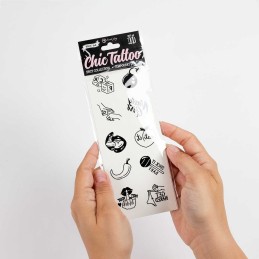 Spicy collection - Tatouages temporaires pack de 10 Taille unique Spicy collection - Tatouages temporaires pack de 10 Taille unique